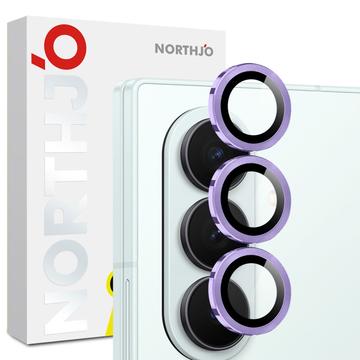 Samsung Galaxy Z Fold7 Northjo Kamera-Objektiv-Schutz-Set - lila