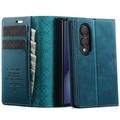 Samsung Galaxy Z Fold8 Caseme 033 Kalb Textur Brieftasche Hülle mit RFID-Blockierung - Grün