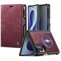 Samsung Galaxy Z Fold8 Caseme C49 2-in-1 abnehmbare Wallet Hülle - MagSafe-kompatibel, RFID - Rot