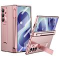 Samsung Galaxy Z Fold8 Ultra Hülle mit Magnetverschluss, Stylus und Panzerglas - Roségold