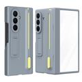 Samsung Galaxy Z TriFold Schutzhülle mit Ständer, Panzerglas und Stylus-Stift - Grau