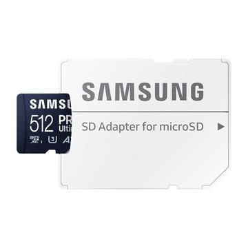 Samsung Pro Ultimate MicroSDXC-Speicherkarte mit SD-Adapter MB-MY512SA/WW - 512 GB
