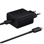 Samsung USB-C-Schnellladegerät mit Kabel EP-TA845EBE / EP-DW767JBE - 45W - Bulk - Schwarz