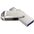 SanDisk Ultra Luxe Dual Drive USB-Stick SDDDC4-512G-G46 - 512GB - Silber