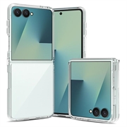 Samsung Galaxy Z Flip8 Kratzfest Hybrid Hülle - Durchsichtig