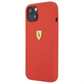 Scuderia Ferrari On Track iPhone 13 Mini Silikonhülle - Rot