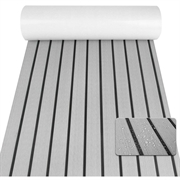 Selbstklebende EVA-Schaumstoff-Bodenmatte für Boote - 120x60x0.6cm - Hellgrau
