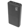 Setty 2xUSB Tragbare Powerbank - 20000mAh - Schwarz