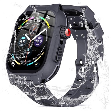 Shellbox Apple Watch Series 9/8/7 Unterwasser-Hülle - 45mm - Schwarz