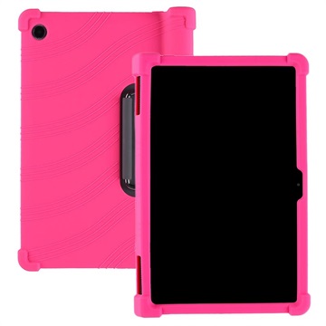 Stoßfeste Lenovo Yoga Tab 11 Silikonhülle - Hot Pink