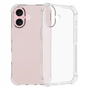 iPhone 16 Stoßfeste TPU Hülle - Durchsichtig