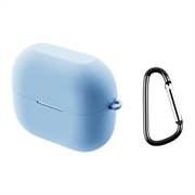 Samsung Galaxy Buds3/Buds3 Pro Silikonhülle mit Karabiner - Blau