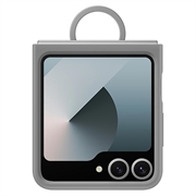 Samsung Galaxy Z Flip6 Silikon Cover mit Ring EF-PF741TJEGWW - Grau