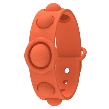 Silikon Pop It Armband für Kinder und Erwachsene - Orange