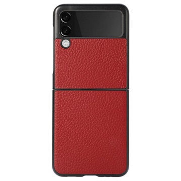 Samsung Galaxy Z Flip3 5G Slim Cover - Echtleder - Rot