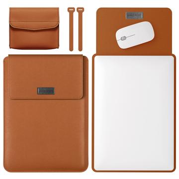 Slim Fit 3-in-1 Universal-Schutzhülle für Tablet/Laptops - 13" - Braun