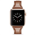 Apple Watch Series 8/SE (2022)/7/SE/6/5/4/3/2/1 Schmales Lederband - 41mm/40mm/38mm - Kaffee