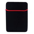 Soft Protective Laptop/Tablet Sleeve - 13" - Schwarz / Rot