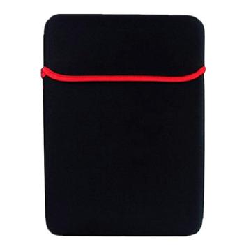 Soft Protective Laptop/Tablet Sleeve - 13" - Schwarz / Rot