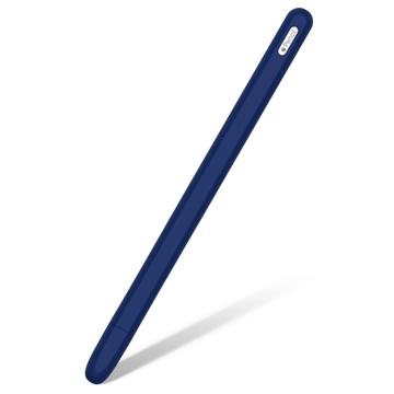 Anti-Rutsch Apple Pencil (2e Generatie) Silikonhülle - Dunkelblau