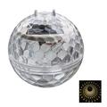 Solarbetriebene schwimmende Pool-Kugel-Leuchte mit warmgelbem Licht - Schutzklasse IP65, Größe 11cm