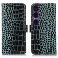 Sony Xperia 1 VII Crocodile Serie Lederhülle mit Geldbörse mit RFID
