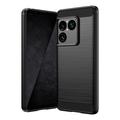 Sony Xperia 1 VIII Gebürstete TPU Hülle - Karbonfaser