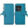 Sony Xperia 1 VIII Wallet Leder Hülle mit RFID - Blau