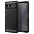Sony Xperia 10 VII Spigen Rugged Armor TPU Hülle - Schwarz