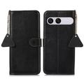 Sony Xperia 10 VIII Wallet Leder Hülle mit RFID - Schwarz