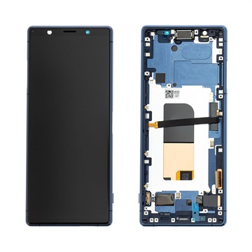 Sony Xperia 5 Oberschale & LCD Display 1319-9384 - Blau