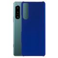 Sony Xperia 5 IV Gummierte Kunststoff Hülle - Blau