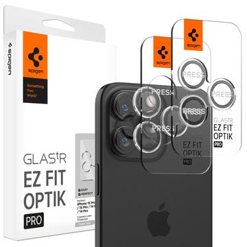 iPhone 16 Pro/16 Pro Max/17 Pro/17 Pro Max Spigen Glas.tR Ez Fit Optik Pro Kameraobjektiv Panzerglas - Durchsichtig
