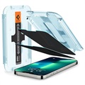 Spigen Glas.tR Ez Fit Privacy iPhone 13/13 Pro Panserglas - 2 Stk.