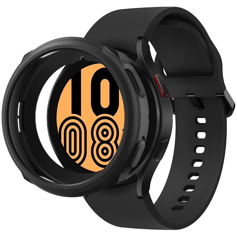 Spigen Liquid Air Samsung Galaxy Watch4 TPU Hülle - 44mm - Schwarz
