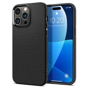 Spigen Liquid Air iPhone 14 Pro TPU Hülle - Schwarz