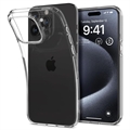iPhone 15 Pro Spigen Liquid Crystal TPU Hülle - Durchsichtig