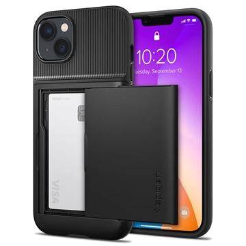 Spigen Slim Armor CS iPhone 14 Plus Hülle - Schwarz