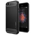 iPhone 5/5S/SE Spigen Ultra Rugged Capsule Hülle (Offene Verpackung - Bulk Befriedigend) - Schwarz