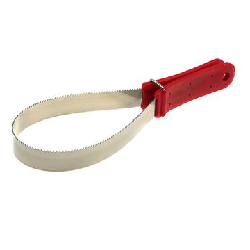 Pferdeschweißschaber aus Edelstahl mit Zähnen