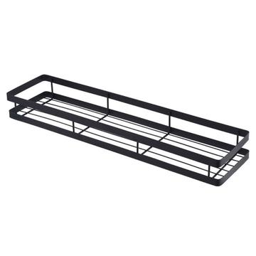 Edelstahl-Wandhalterung für Gewürze - 50cm - Schwarz