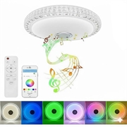 Sternenhimmel Smart LED-Deckenleuchte mit Bluetooth-Lautsprecher, Wecker - 36W/30cm