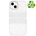 String Serie iPhone 14 Plus Biologisch Abbaubare Hülle - Weiß