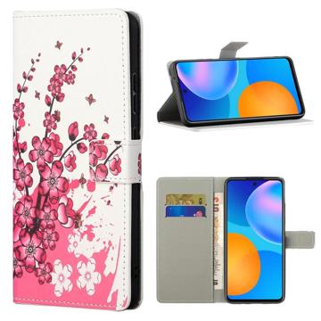 Style Serie Xiaomi 12T/12T Pro Schutzhülle mit Geldbörse - Rosa Blumen