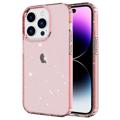 Stylish Glitter Serie iPhone 14 Pro TPU Hülle - Pink