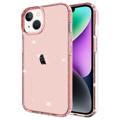 Stylish Glitter Serie iPhone 14 TPU Hülle - Pink