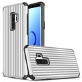 Suitcase Serie Samsung Galaxy S9+ Hybrid Case - Silber