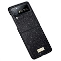 Sulada Celebrity Serie Samsung Galaxy Z Flip4 Hybrid Hülle - Schwarz