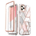 Supcase Cosmo iPhone 11 Pro Hybrid Hülle - Rosa Marmor