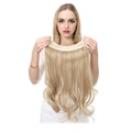 Synthetik Faser Wellig Halo Haarverlängerung - Blond